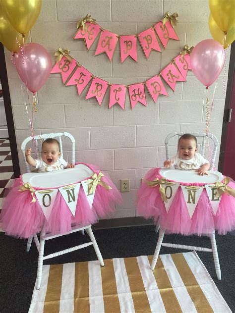 Twins First Birthday Twin First Birthday First Birthdays Birthday