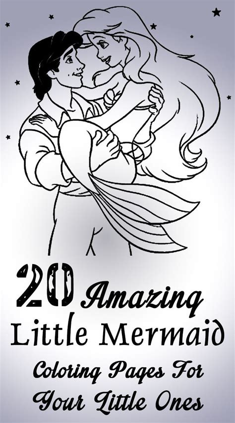 Printable the little mermaid coloring page to print and color. 1179 best Coloring Pages images on Pinterest | Coloring ...