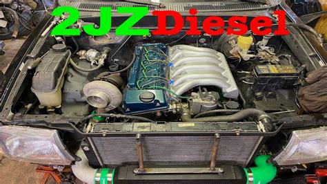 2jz Diesel Into Toyota Tacoma Part 1 Om606 Youtube