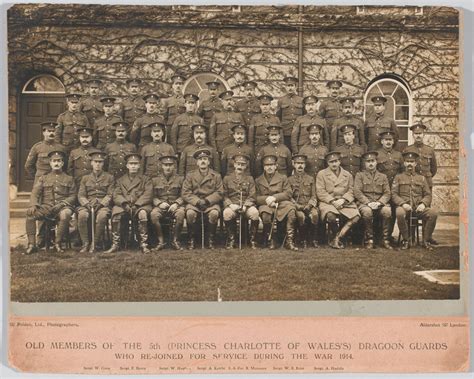 Old Members Of The 5th Princess Charlotte Of Waless Dragoon Guards