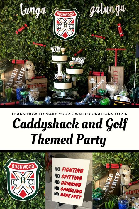 Caddyshack Inspired Golf Birthday Party Artofit