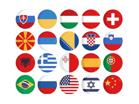 Country Flags Icons By Dighital On Dribbble