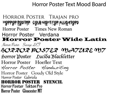 6 Different Fonts Scary Images Scary Halloween Fonts Free Horror