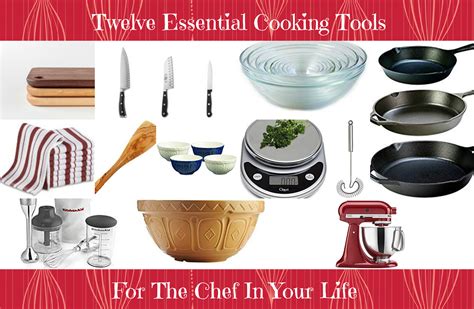 Twelve Essential Kitchen Tools Entertablement