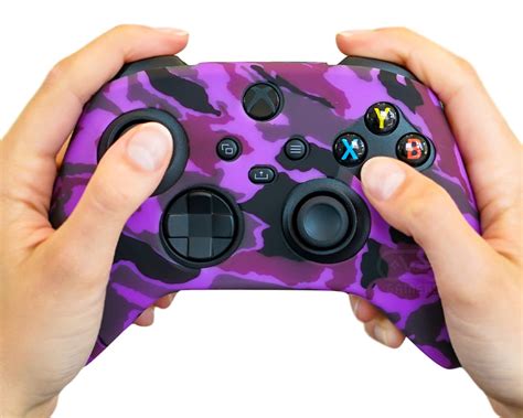 Purple Haze Camo Proflex Xbox Series Xs Silicone Cover Case Skin