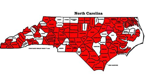 Nc By County North Carolina Ancestry