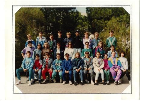 Photo de classe 4°6 Année 1989  1990 de 1989, Collège Des Deux Pins