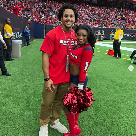 The football player is celebrating his 26th birthday with his girlfriend thousands of miles away preparing to. Simone Biles and Boyfriend Stacey Ervin Jr. Split | PEOPLE.com