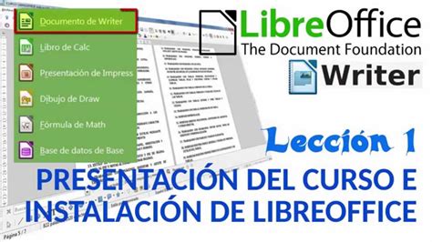 Tutorial Libreoffice Writer 0140 Presentación Del Curso E