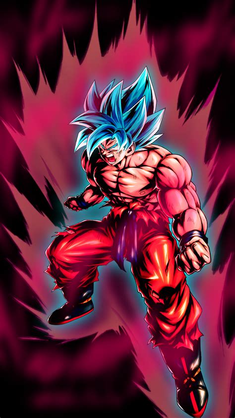 Goku ssj blue (kaioken) vs. LF Super Saiyan Blue Kaioken Goku : DragonballLegends