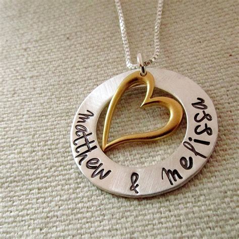 Anniversary T For Her Personalized Necklace Hand