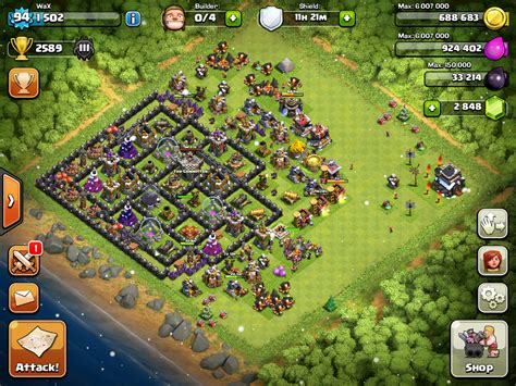 Image Coc Village Largepng Clash Of Clans Wiki Fandom Powered By