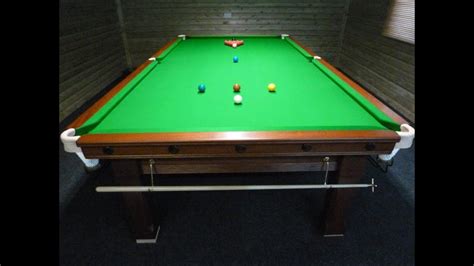 Fabric tends to absorb sound, so it can also make the dinner table more intimate. How To Setup A Snooker Table - YouTube