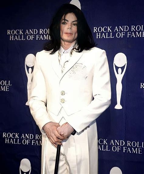 Michael Jackson At The Rock And Roll Hall Of Fame Awards In Las Vegas Nv