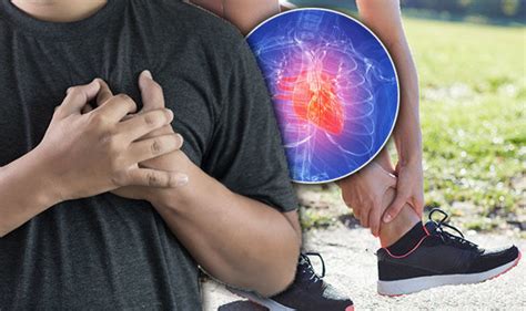 heart attack symptoms swollen ankle and foot could be sign of myocardial infarction uk