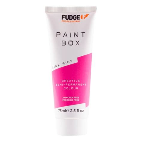 Fudge Paintbox Teinture Cheveux Semi Permanent Pink Riot 75ml