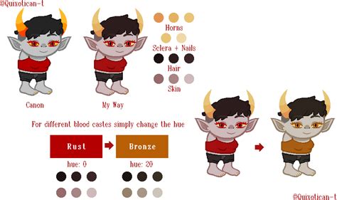 Troll Colour Guide By Ptipi On Deviantart