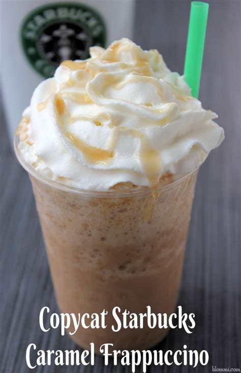 Copycat Starbucks Caramel Frappuccino Recipe Mom Foodie