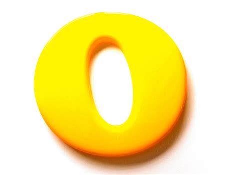 Letter O Yellow Acrylic 3d Letters