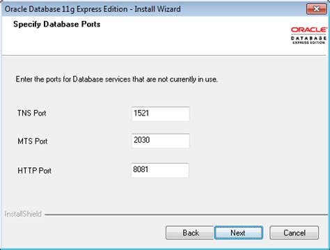Download oracle database express edition 11g release 2. Installation Oracle 11g Express