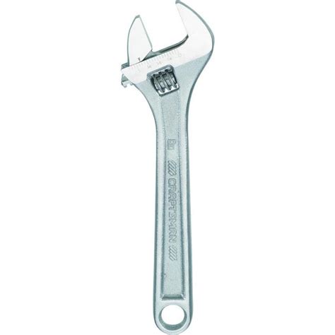 Craftsman 8 In Steel Adjustable Wrench Individual In The Adjustable