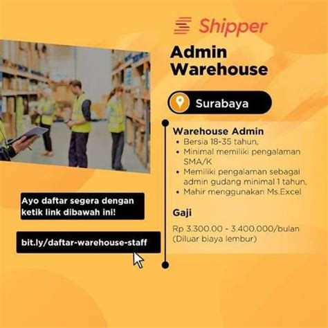 Badan pusat statistik disingkat bps adalah lembaga pemerintah non kementerian yang bertanggung jawab langsung kepada presiden. Lowongan Admin Warehouse Surabaya - Indah Pratiwi, 18 Sep 2020 - Loker | AtmaGo, Warga Bantu Warga