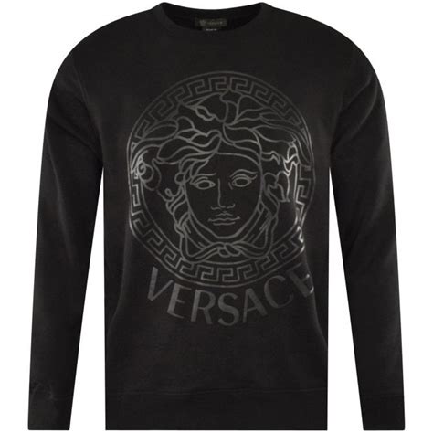 Versace Black Medusa Print Sweatshirt Men From Brother2brother Uk