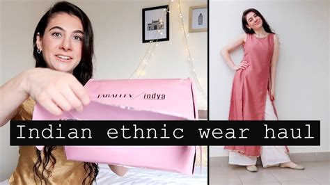 indian ethnic wear haul 2019 foreigner in india travel vlog iv