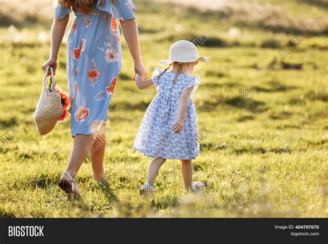 Young Mother Walking Image And Photo Free Trial Bigstock