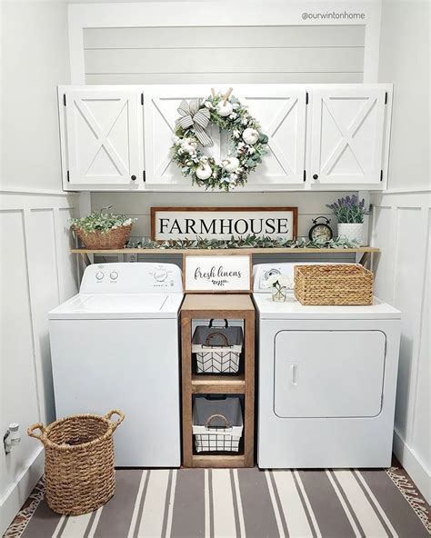 5 Gorgeous Farmhouse Laundry Rooms