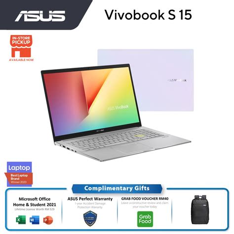 Asus Vivobook 15 S533e Abn602ws S533e Abn603ws I7 1165g7 8gb Ram