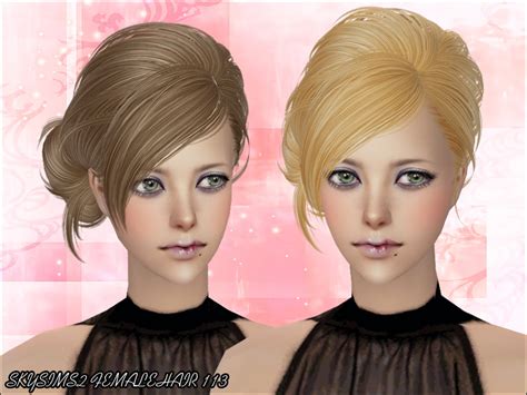 The Sims Resource Skysims Hair 113