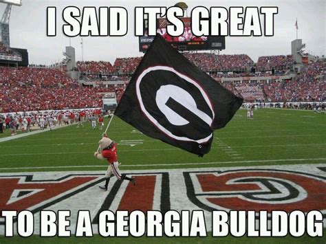 Its Great To Be A Dawg Georgia Bulldogs Football Georgia Dawgs