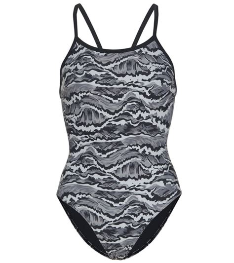 Sporti New Waves Thin Strap One Piece Swimsuit Youth 22 28 At