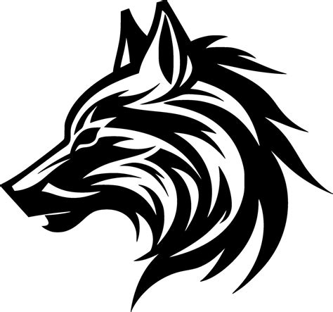 Wolf Minimalist And Flat Logo Vector Illustration 29192008 Vector