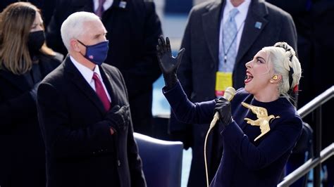 Watch Lady Gaga Belts Out The American Anthem YouTube