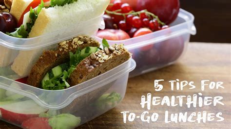 5 Tips For Healthier To Go Lunches Manatee Memorial Hospital