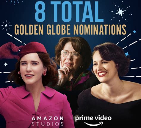 netflix dominates golden globe nominations amazon scores 8 across film and television geekwire