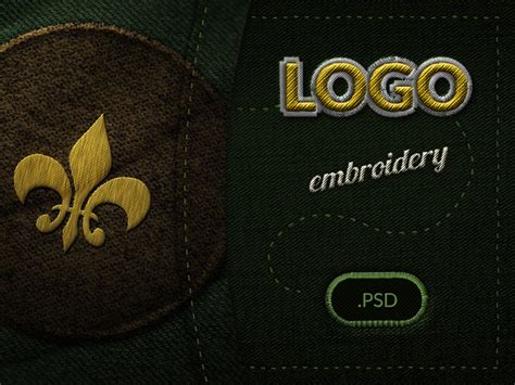 Embroidery Logo Display PSD Mockup by Stefan Mihaylov on Dribbble