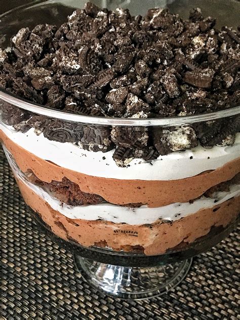 See more ideas about oreo pudding dessert, oreo pudding, indonesian desserts. Easy and Delicious Oreo Brownie Trifle | Recipe | Brownie ...