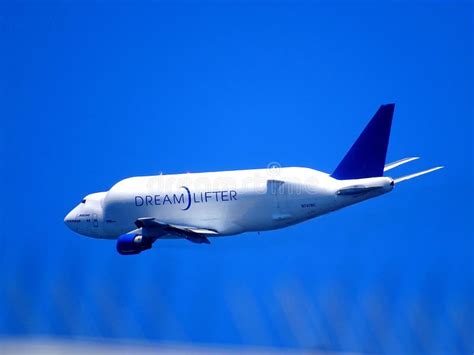 Boeing 747 Large Cargo Freighter Editorial Image Image Of Fuselage