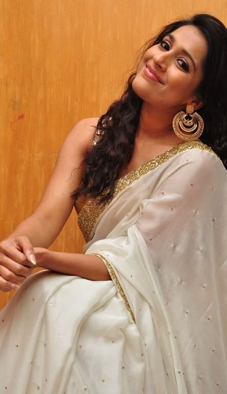 Anchor Rashmi Gautam Latest Pics 2017 Anchor Rashmi Gautam Hot In White Saree Photos 2017