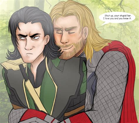 Thor X Loki By Carszl On Deviantart