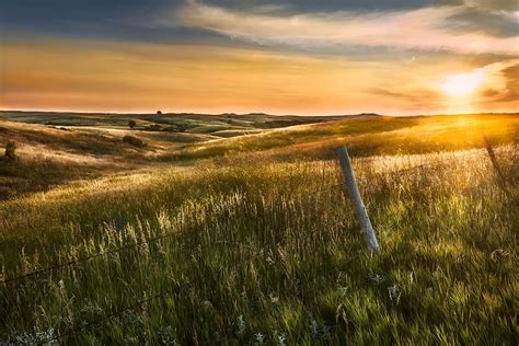 Prairie Sunset Mobridge South Dakota Heckel Photography Sioux