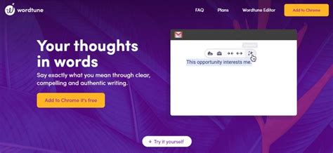 Ai Writing Tool Wordtune Transforms Your Words With Ease Gambaran