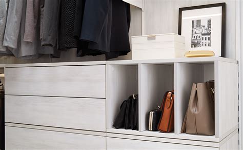 Avera Walk In Closet Features And Custom Wood Closet Systems By The