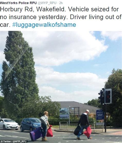west yorkshire police slammed for tweet mocking couple s homeless walk of shame daily mail online