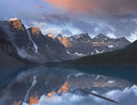Wenkchemna Peaks And Moraine Lake Banff Photograph By Tim Fitzharris