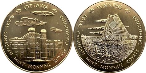 Royal Canadian Mint Medal Ottawa And Winnipeg Canada Numista