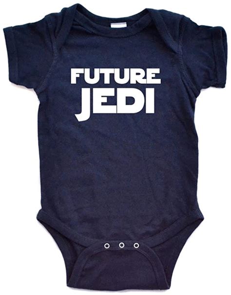 Amazon Apericots Adorable Future Jedi Soft And Comfy Cute Baby Short Sleeve Cotton Infant